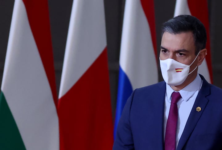 El presidente del Gobierno, Pedro Sánchez, en la reunión del Consejo Europeo.