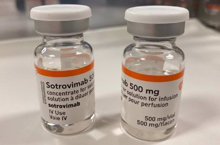 El anticuerpo monoclonal 'Xevudy' (sotrovimab), desarrollado por GSK y Vir Biotechnology, contra la covid-19.