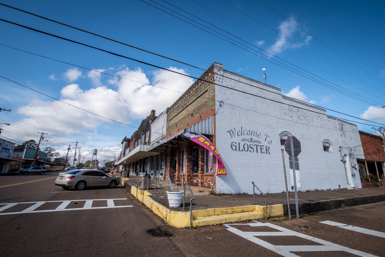 Gloster, located just over 50 miles north of Baton Rouge, Louisiana, is, like many towns in Mississippi: economically depressed.