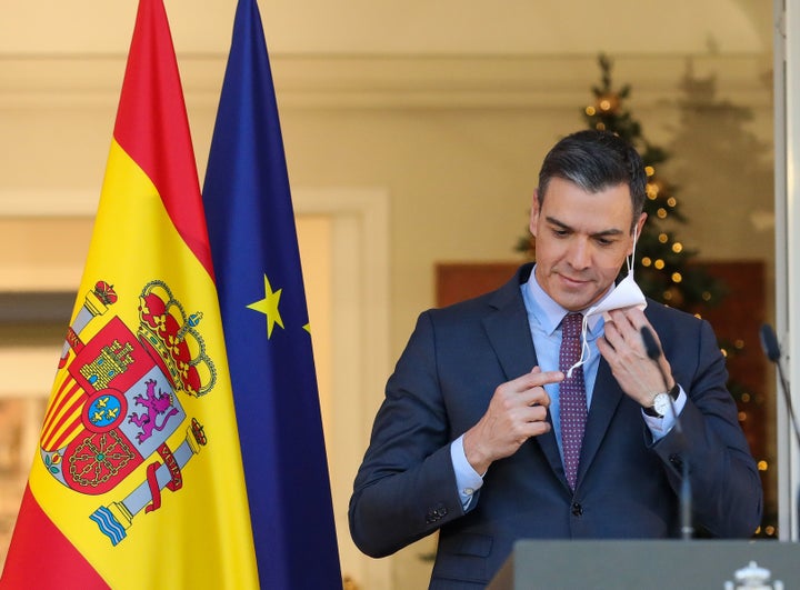 Pedro Sánchez, en La Moncloa.