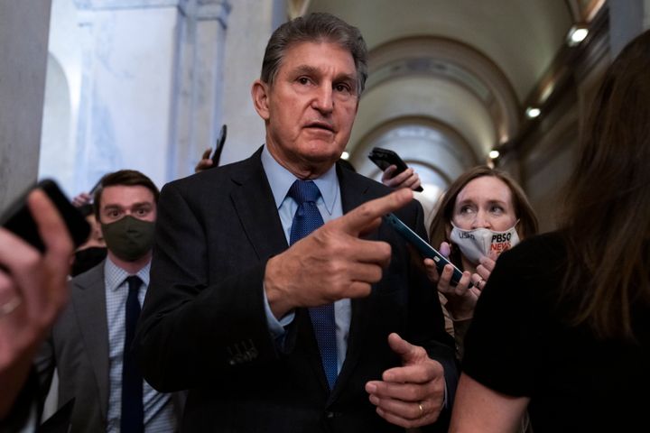 Sen. Joe Manchin said Sunday that he will not support the Build Back Better legislation that would fund social spending and efforts to fight climate change.