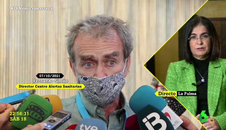 Carolina Darias justifica las palabras de Fernando Simón.