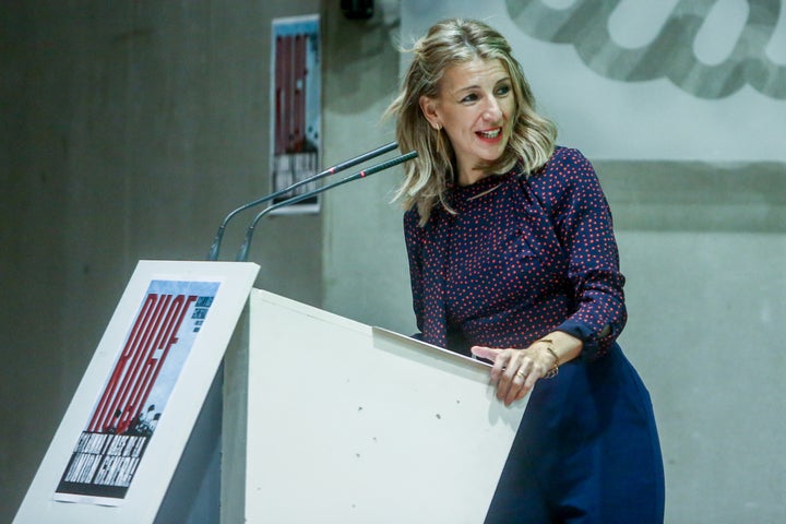 La vicepresidenta segunda del Gobierno y ministra de Trabajo, Yolanda Díaz