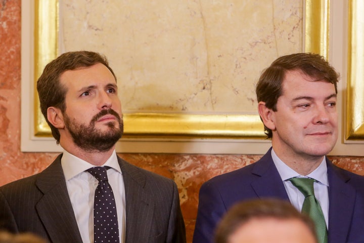 Imagen de archivo de Casado y Mañueco