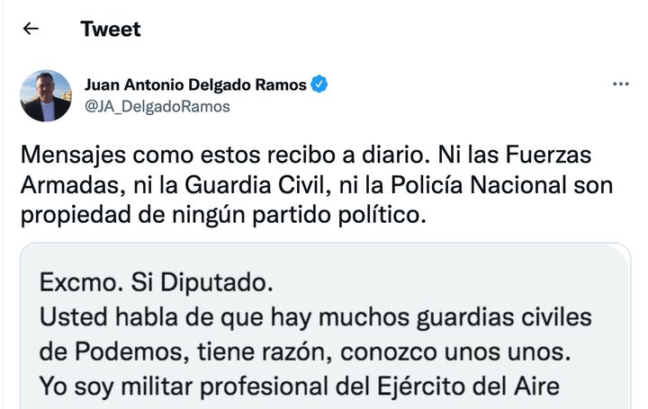 Twitter de Juan Antonio Delgado.
