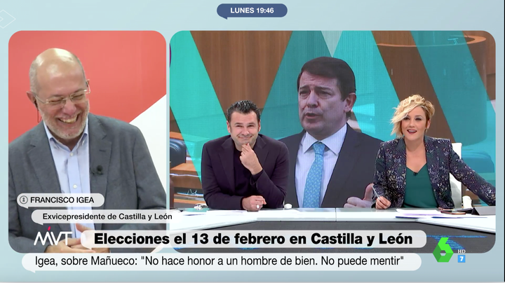 Francisco Igea en 'Más Vale Tarde'.