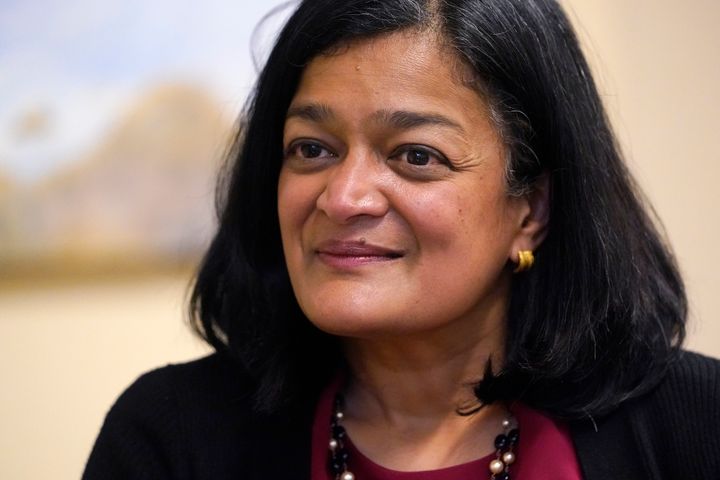 Rep. Pramila Jayapal (D-Wash.), chair of the Congressional Progressive Caucus, also defended her decision to allow a vote on the bipartisan infrastructure bill to proceed.