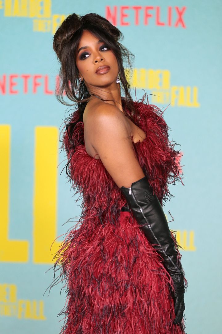 Kelly Rowland at the Los Angeles premiere of "The Harder They Fall" on Oct. 13, 2021, in Los Angeles. She once dressed as disco diva Donna Summer for Halloween.