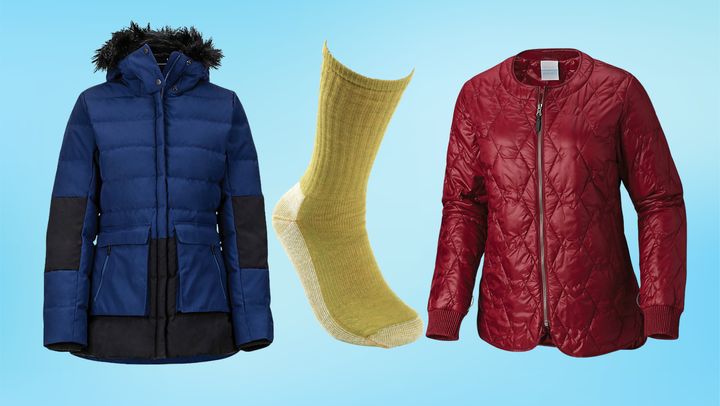 Pictured (left to right, all from Mountain Steals): <a href="https://go.skimresources.com/?id=38395X987171&xs=1&xcust=JanieCampbell-SkiGear--61c25734e4b0d637ae87c322&url=https%3A%2F%2Fwww.mountainsteals.com%2Fproduct%2Fmarmot-women-s-lexi-jacket_10443406" target="_blank" role="link" rel="sponsored" class=" js-entry-link cet-external-link" data-vars-item-name="Marmot women&#x27;s Lexi jacket, $178.89 (originally $325)" data-vars-item-type="text" data-vars-unit-name="61c25734e4b0d637ae87c322" data-vars-unit-type="buzz_body" data-vars-target-content-id="https://go.skimresources.com/?id=38395X987171&xs=1&xcust=JanieCampbell-SkiGear--61c25734e4b0d637ae87c322&url=https%3A%2F%2Fwww.mountainsteals.com%2Fproduct%2Fmarmot-women-s-lexi-jacket_10443406" data-vars-target-content-type="url" data-vars-type="web_external_link" data-vars-subunit-name="article_body" data-vars-subunit-type="component" data-vars-position-in-subunit="0">Marmot women's Lexi jacket, $178.89 (originally $325)</a>; <a href="https://go.skimresources.com/?id=38395X987171&xs=1&xcust=JanieCampbell-SkiGear--61c25734e4b0d637ae87c322&url=https%3A%2F%2Fwww.mountainsteals.com%2Fproduct%2Fsmartwool-men-s-hike-medium-crew-sock_10574983" target="_blank" role="link" rel="sponsored" class=" js-entry-link cet-external-link" data-vars-item-name="Smartwool men&#x27;s hike medium crew socks, $10.99 (originally $19.95)" data-vars-item-type="text" data-vars-unit-name="61c25734e4b0d637ae87c322" data-vars-unit-type="buzz_body" data-vars-target-content-id="https://go.skimresources.com/?id=38395X987171&xs=1&xcust=JanieCampbell-SkiGear--61c25734e4b0d637ae87c322&url=https%3A%2F%2Fwww.mountainsteals.com%2Fproduct%2Fsmartwool-men-s-hike-medium-crew-sock_10574983" data-vars-target-content-type="url" data-vars-type="web_external_link" data-vars-subunit-name="article_body" data-vars-subunit-type="component" data-vars-position-in-subunit="1">Smartwool men's hike medium crew socks, $10.99 (originally $19.95)</a>; <a href="https://go.skimresources.com/?id=38395X987171&xs=1&xcust=JanieCampbell-SkiGear--61c25734e4b0d637ae87c322&url=https%3A%2F%2Fwww.mountainsteals.com%2Fproduct%2Fcolumbia-women-s-out-and-back-interchange-jacket_10377885" target="_blank" role="link" rel="sponsored" class=" js-entry-link cet-external-link" data-vars-item-name="Columbia women&#x27;s Out and Back Interchange jacket, $80.77 (originally $219.95)" data-vars-item-type="text" data-vars-unit-name="61c25734e4b0d637ae87c322" data-vars-unit-type="buzz_body" data-vars-target-content-id="https://go.skimresources.com/?id=38395X987171&xs=1&xcust=JanieCampbell-SkiGear--61c25734e4b0d637ae87c322&url=https%3A%2F%2Fwww.mountainsteals.com%2Fproduct%2Fcolumbia-women-s-out-and-back-interchange-jacket_10377885" data-vars-target-content-type="url" data-vars-type="web_external_link" data-vars-subunit-name="article_body" data-vars-subunit-type="component" data-vars-position-in-subunit="2">Columbia women's Out and Back Interchange jacket, $80.77 (originally $219.95)</a>.