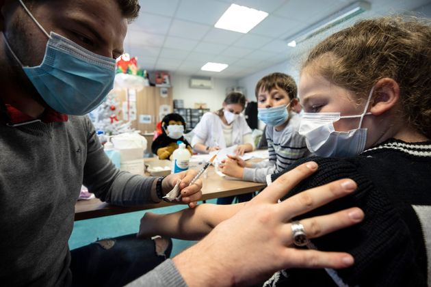 La vaccination des enfants est ouverte en France à partir de ce mercredi 22 décembre. Photo d'illustration d'un centre à Sélestat.