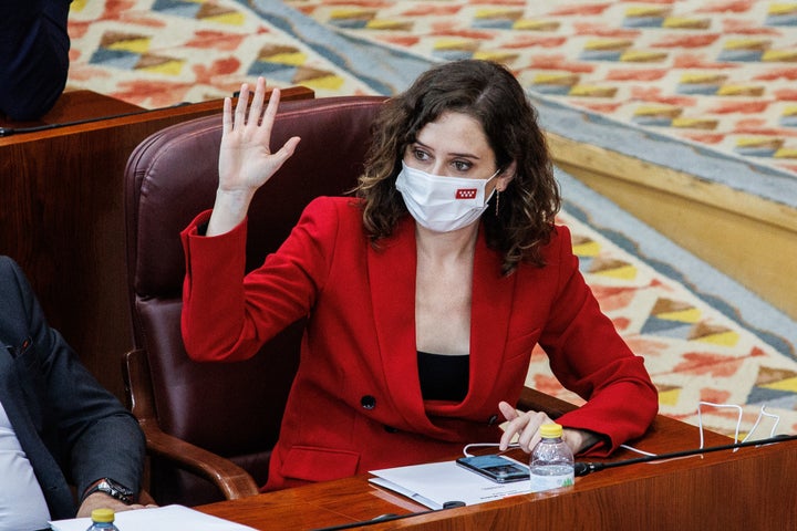 La presidenta de la Comunidad de Madrid, Isabel Díaz Ayuso.