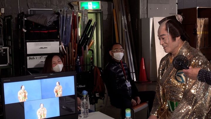 マツケンアリマ66の撮影時の松平健さん。リハーサルはほぼなく、いきなり本番に入ったといいます