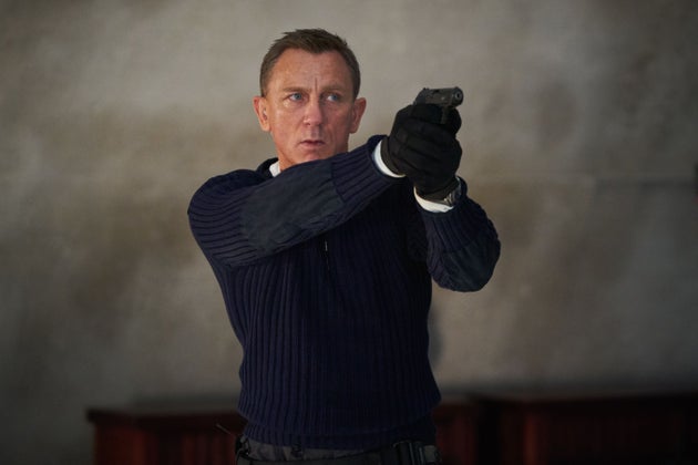 Daniel Craig in character as James Bond in No Time To Die