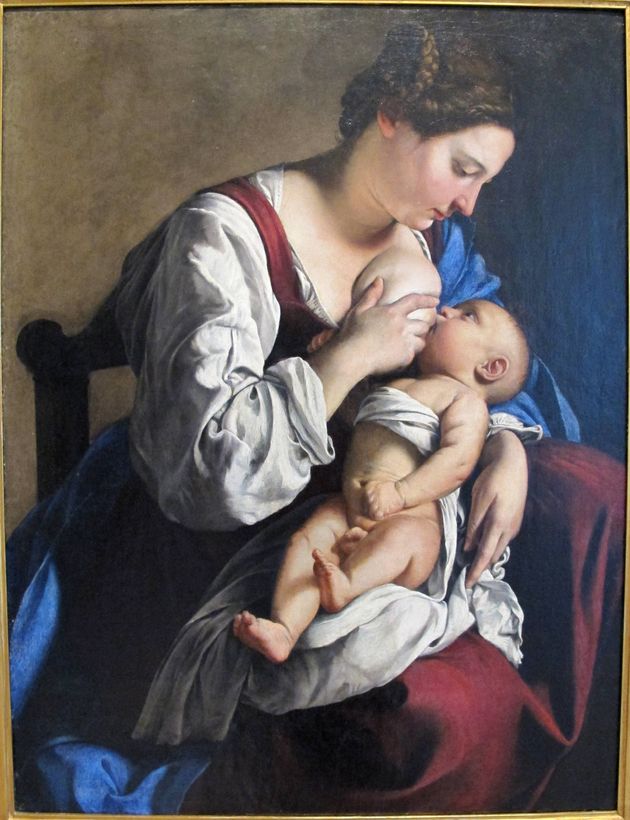 Orazio Gentileschi, “Η Παναγία με το μωρό της”, 1609, λάδι σε ξύλο, Βουκουρέστι: Εθνικό