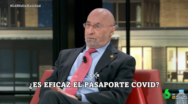 El médico Julián Ezquerra en 'laSexta Noche'.