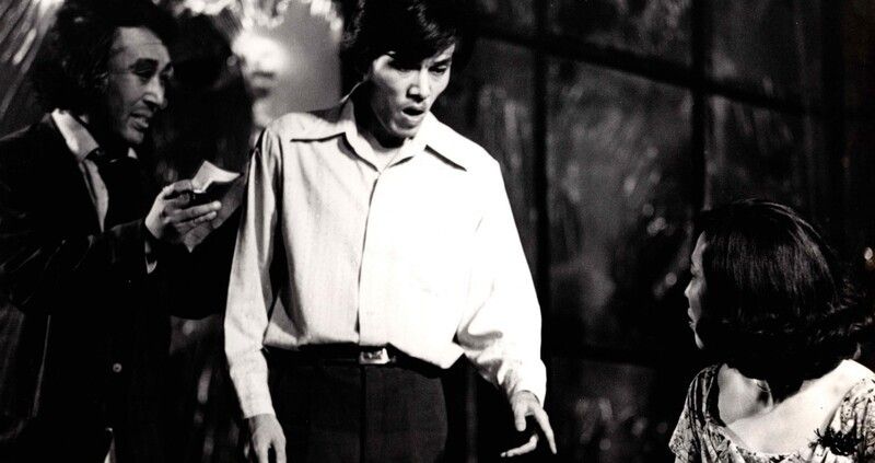 1978년 연극 에 출연한 오영수(가운데). 오영수