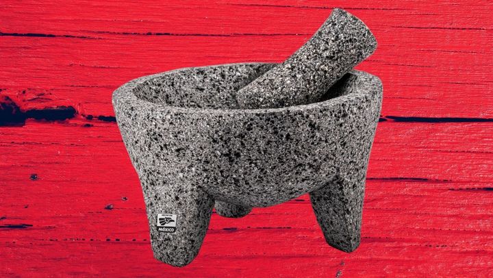 Get this genuine hand carved molcajete from Etsy