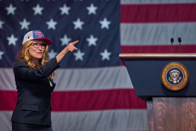 Meryl Streep dans le rôle de la présidente des Etats-Unis aux airs de Donald