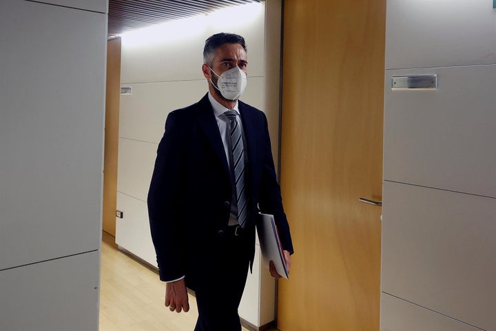 El portavoz de la Ejecutiva del PSOE, Felipe Sicilia, en una imagen de archivo