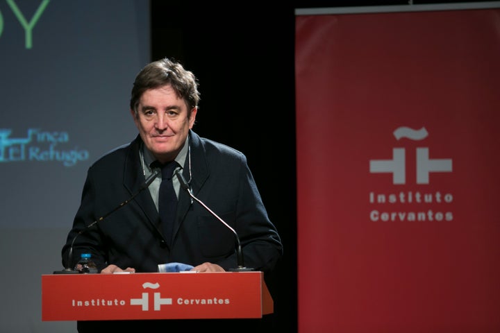 El escritor Luis García Montero, en unos premios el 18 de enero de 2021.