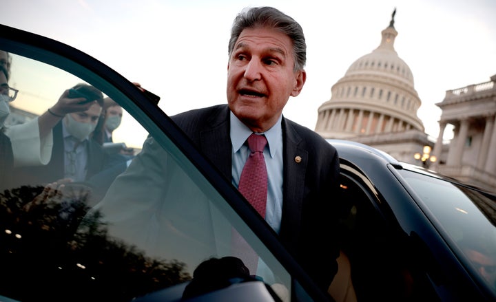 Sen. Joe Manchin (D-W.Va.) dashed his party's hopes of passing the Build Back Better legislation in 2021. 