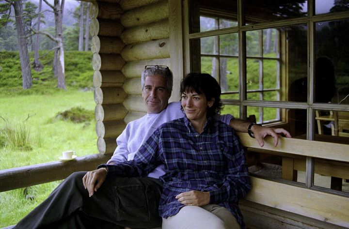 File photo issued by US Department of Justice of Ghislaine Maxwell with Jeffrey Epstein.