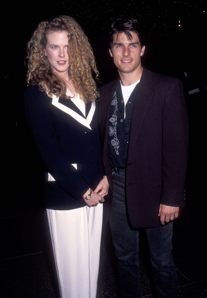 Nicole Kidman and Tom Cruise pictured in 1992
