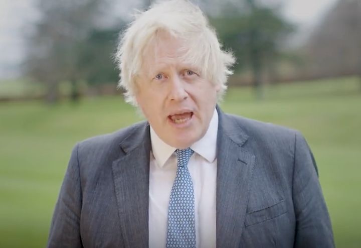 Boris Johnson urged the public to test themselves and to get vaccinated in his New Year Eve's message