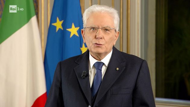 The end-of-year and farewell speech of the President of the Republic Sergio Mattarella, on TV at networks ...