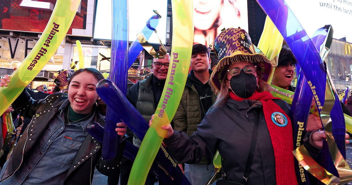 New York City Rings In 2022 With Times Square Ball Drop Amid Smaller Crowd And COVID