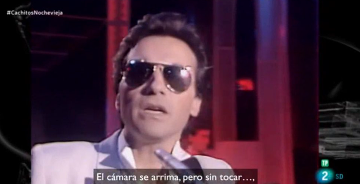 Rótulo de 'Cachitos' (La2) sobre el PSOE y la monarquía.