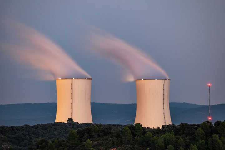 Central nuclear en España.