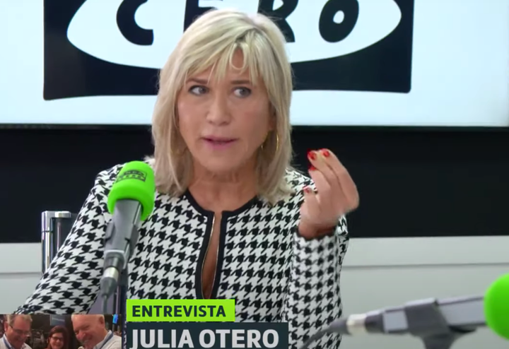 Julia Otero, durante la entrevista en 'Liarla Pardo' (LaSexta).