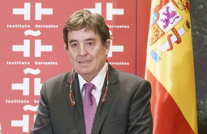Luis García Montero, durante un acto del Instituto Cervantes en 2018.