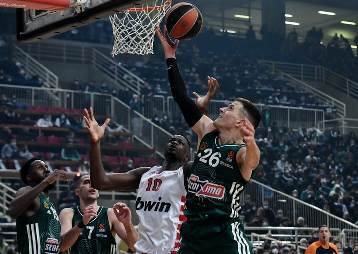 EUROLEAGUE 2021-2022 / ΠΑΟ - ΟΣΦΠ (ΒΑΓΓΕΛΗΣ ΣΤΟΛΗΣ / EUROKINISSI)