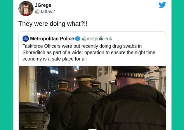 People on Twitter were furious about the Met's new methods aimed at increasing women's safety