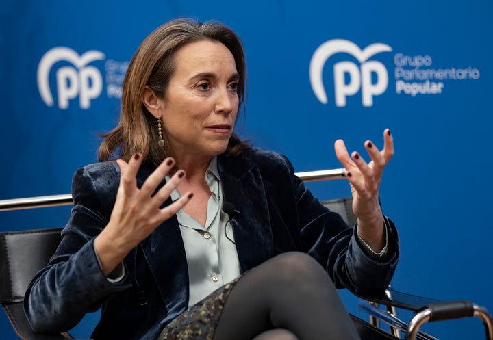 La portavoz parlamentaria del PP, Cuca Gamarra, en una foto de archivo.