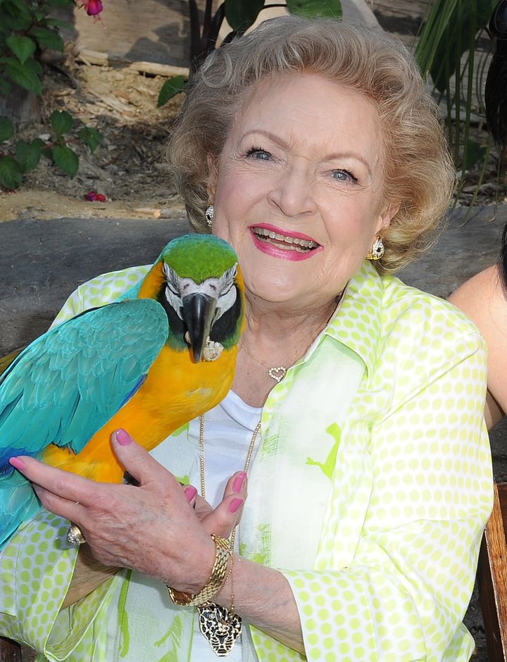 Betty White at the Greater Los Angeles Zoo Association's 44th Annual Beastly Ball in 2014.