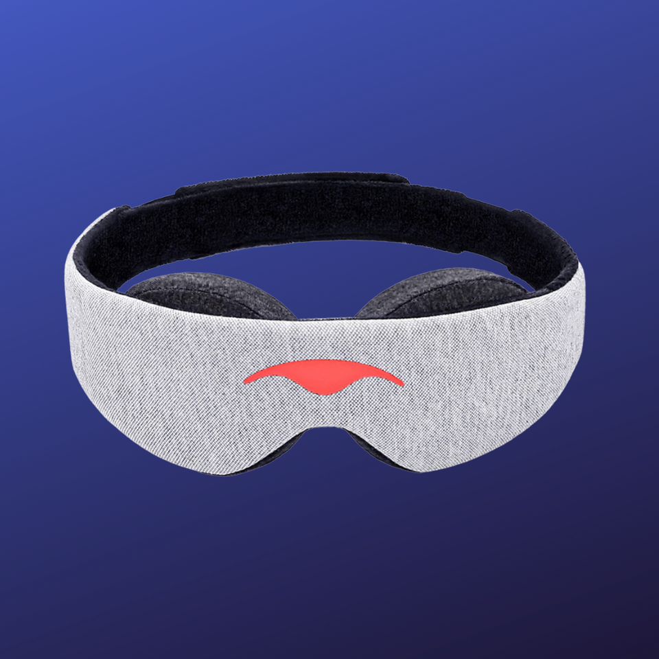 A light-blocking eye mask