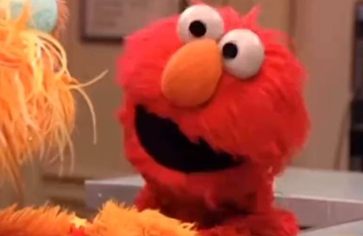 Elmo has suddenly gone viral this week