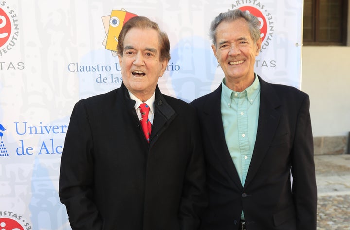 Ramon Arcusa, a la derecha, junto a su compañero Manuel de la Calva.