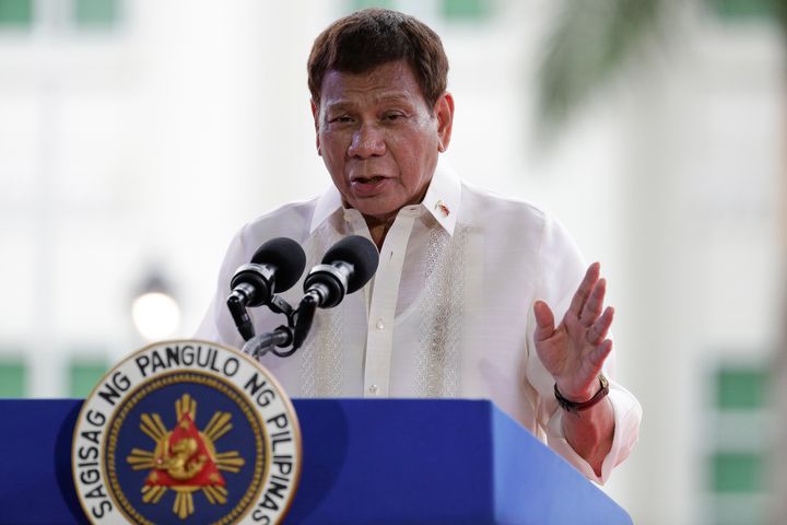 O πρόεδρος των Φιλιππίνων, Ροντρίγκο Ντουτέρτε 