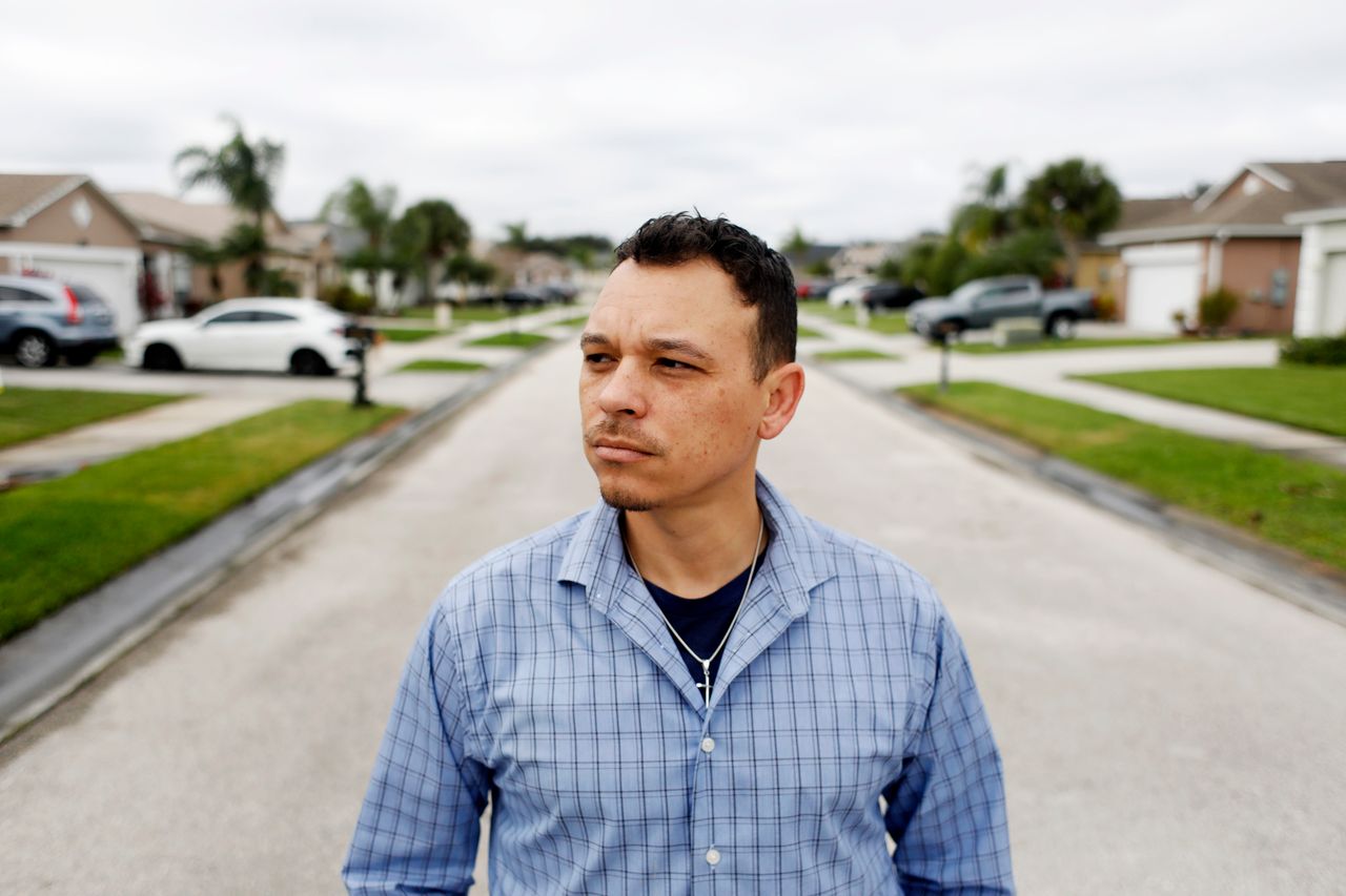 Blogger and journalist Robert Burns in his subdivision in Brevard County on Dec. 22. Burns says a state lawmaker who represents the county was behind an assault on him in November.