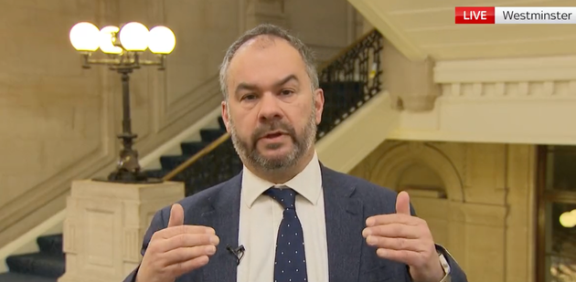 Paul Scully, smll business minister, speaking to Sky News on Friday