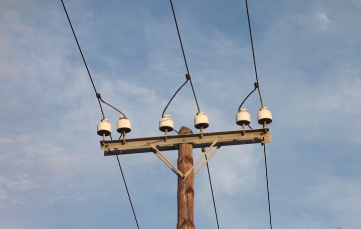 Greece, Europe - Electric Power Pole