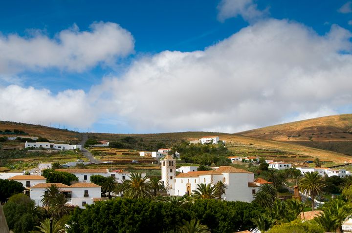 El pueblo de Betancuria, en la isla de Fuerteventura.