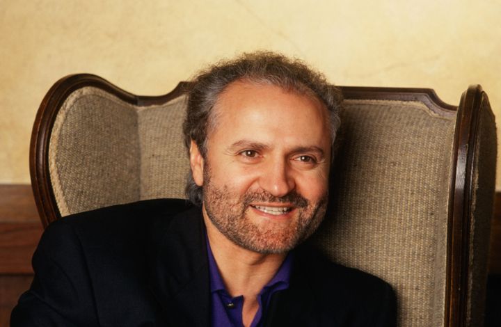 Ο Ιταλός σχεδιαστής Τζιάνι Βερσάτσε το 1991 στο Λος Αντζελες.