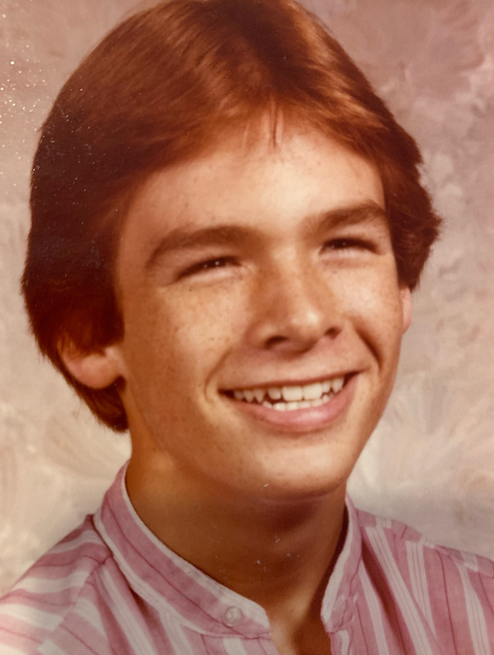 The author's school photo at 12 years old.