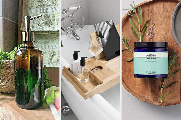 Make a spa haven of your bathroom at home.