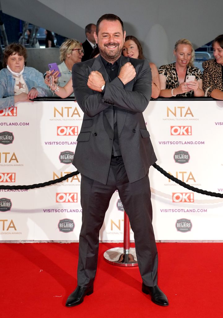 Danny striking his signature pose at last year's NTAs